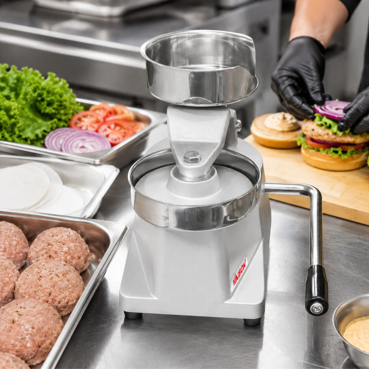 Formador de hamburguesas con diámetro 130 mm | Rhino | Fham-13