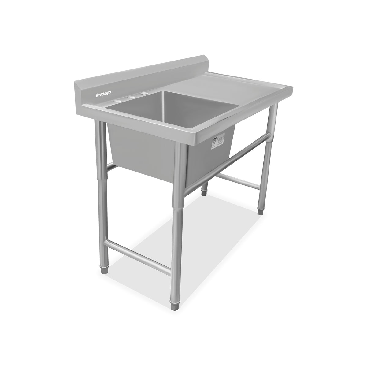 Fregadero de 1 tarja en acero inoxidable | Rhino | Frega-1t