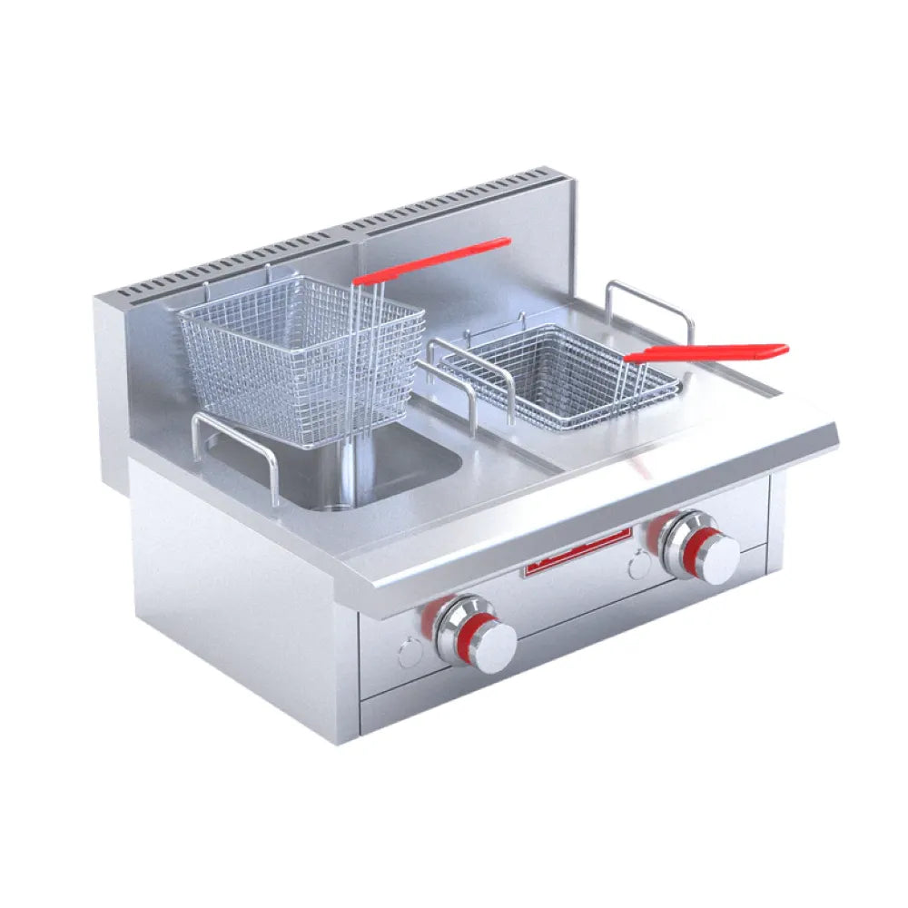 Freidora Petit CORIAT | Acero Inox | 2 Canastillas