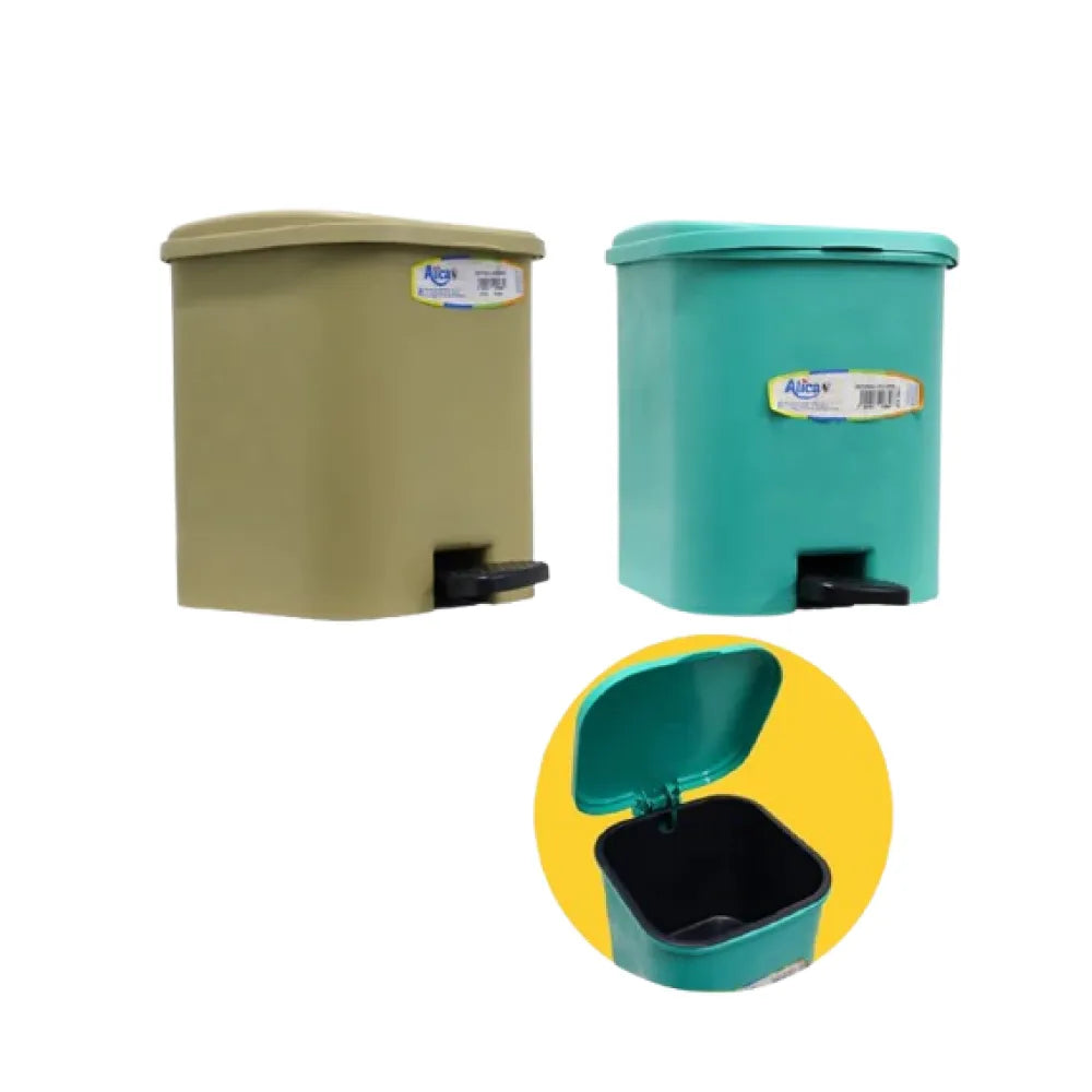 Bote de Basura Pedal Chico ALICA | Gris | Uso Baño