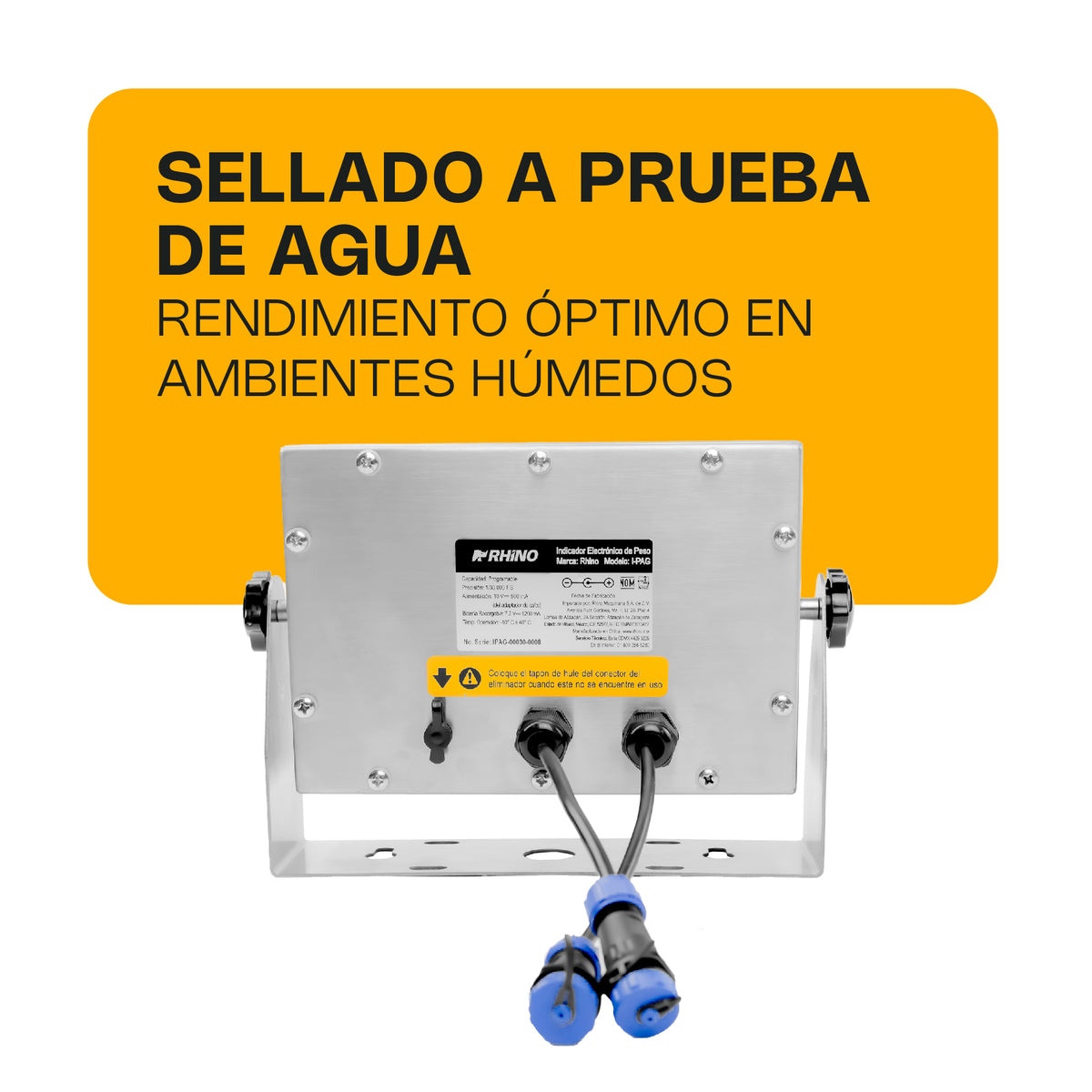 Indicador para báscula electrónica a prueba de agua | Rhino | I-pag