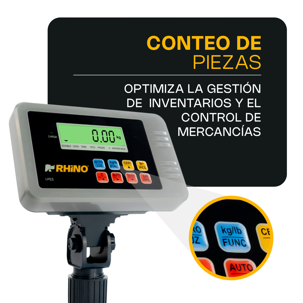 Indicador para báscula electrónica | Rhino | I-pes