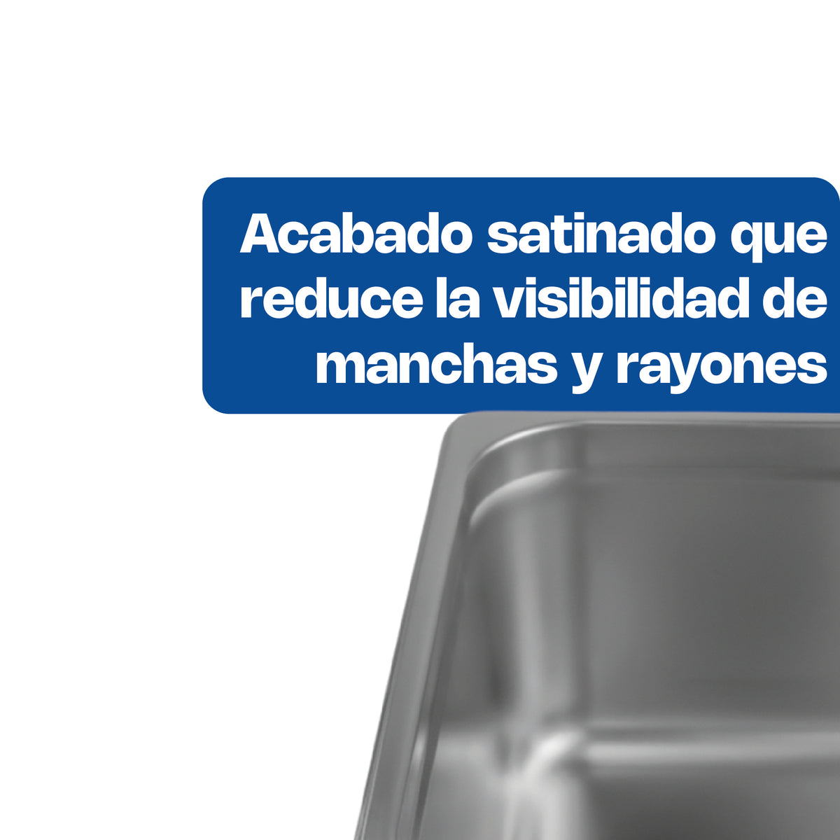 Inserto de acero inoxidable, tamaño medio 26.5 cm | Rhino | Inam-8