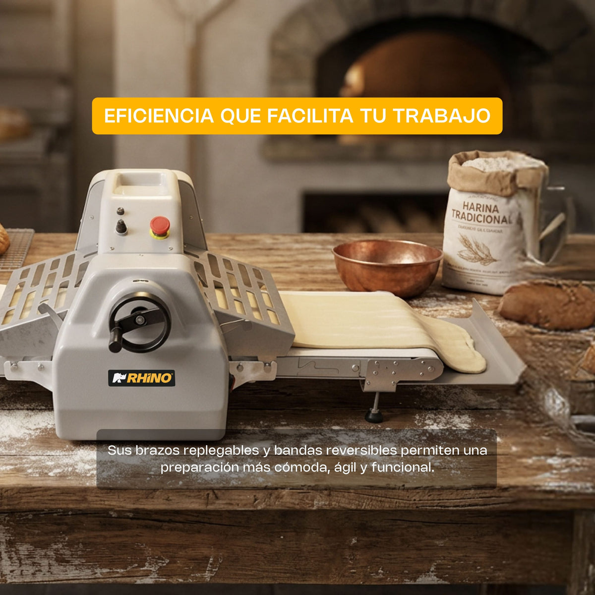 Laminadora de mesa con bandas reversibles 375 w | Rhino | Lamba-169m