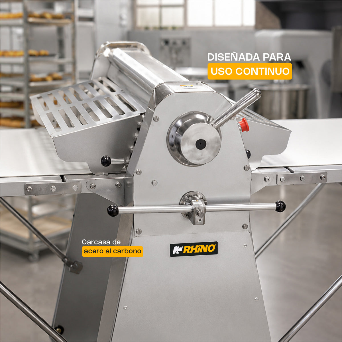 Laminadora de piso con bandas reversibles 550 w | Rhino | Lamba-274p