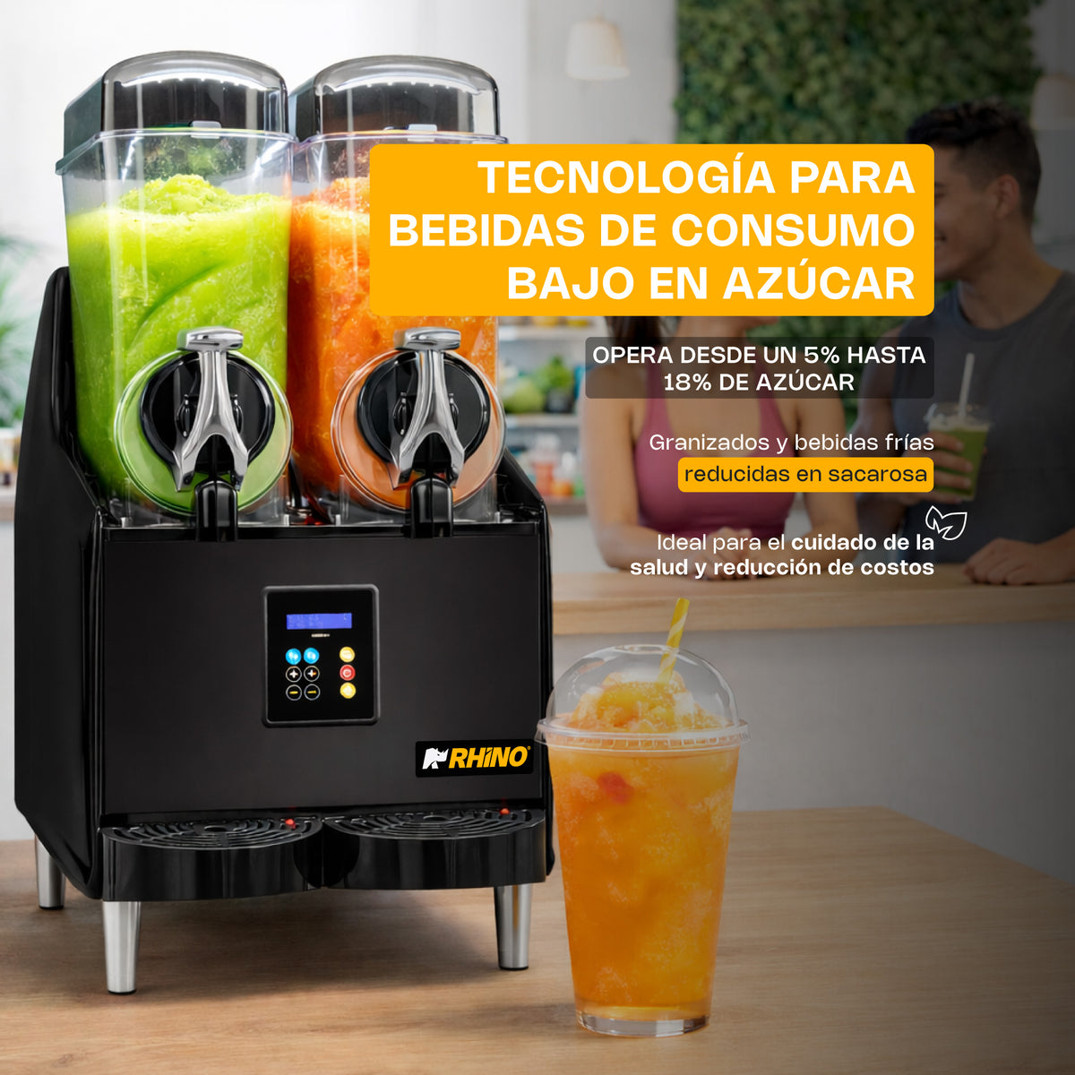 Máquina granizadora premium con capacidad de 24 l | Rhino | Magra-2tx