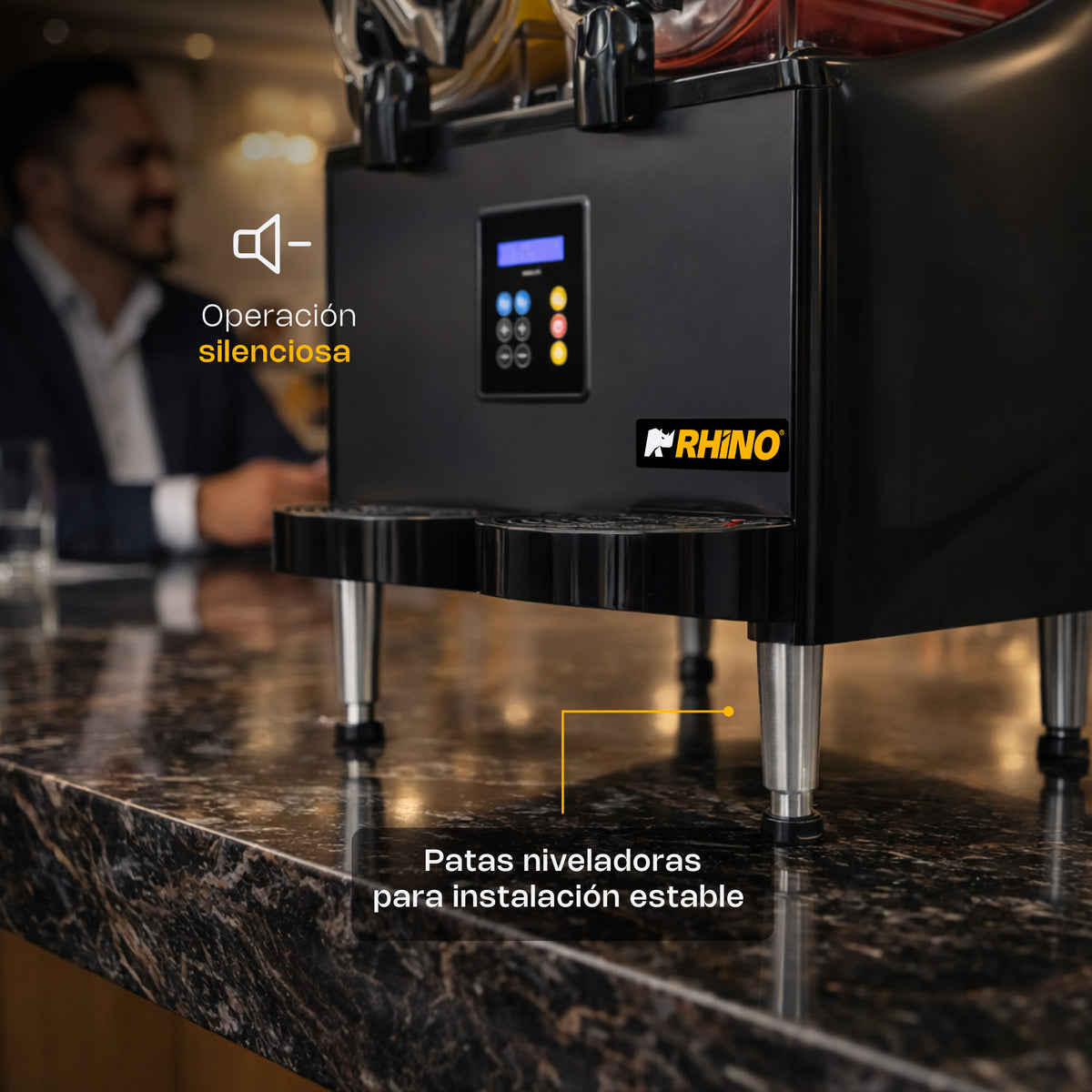 Máquina granizadora premium con capacidad de 24 l | Rhino | Magra-2tx