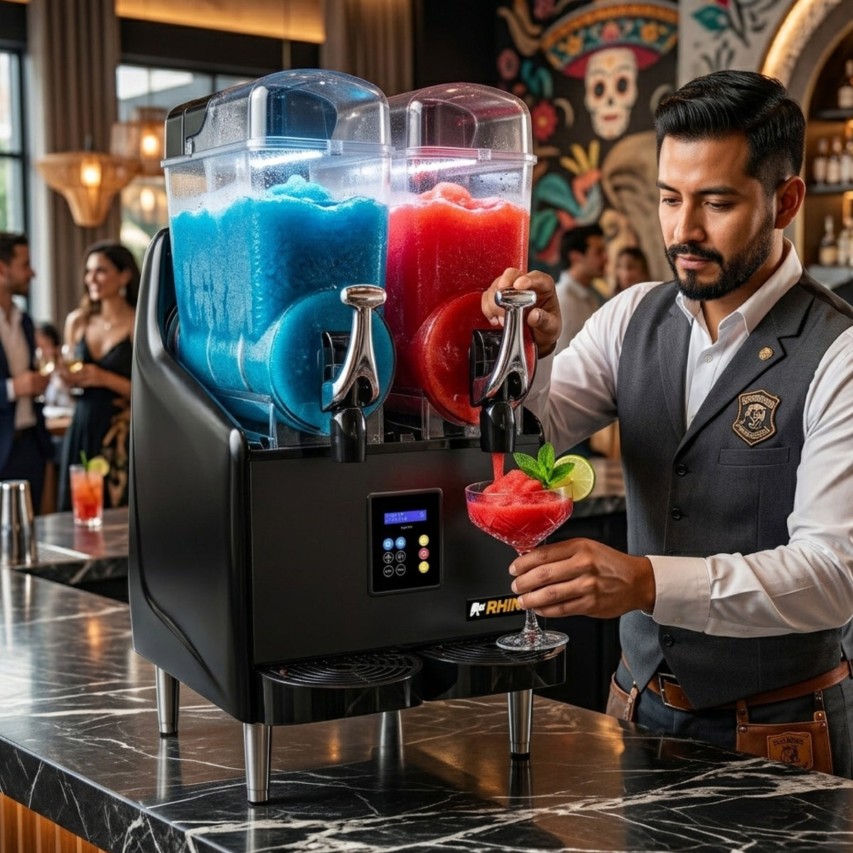 Máquina granizadora premium con capacidad de 24 l | Rhino | Magra-2tx