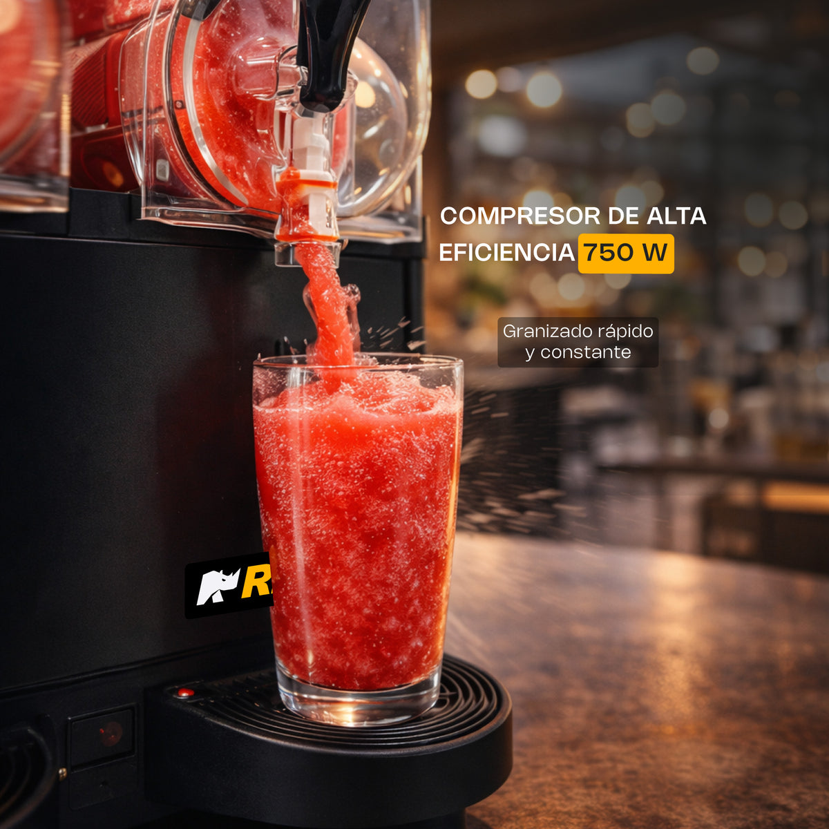 Máquina granizadora con capacidad de 24 l | Rhino | Magra-2t