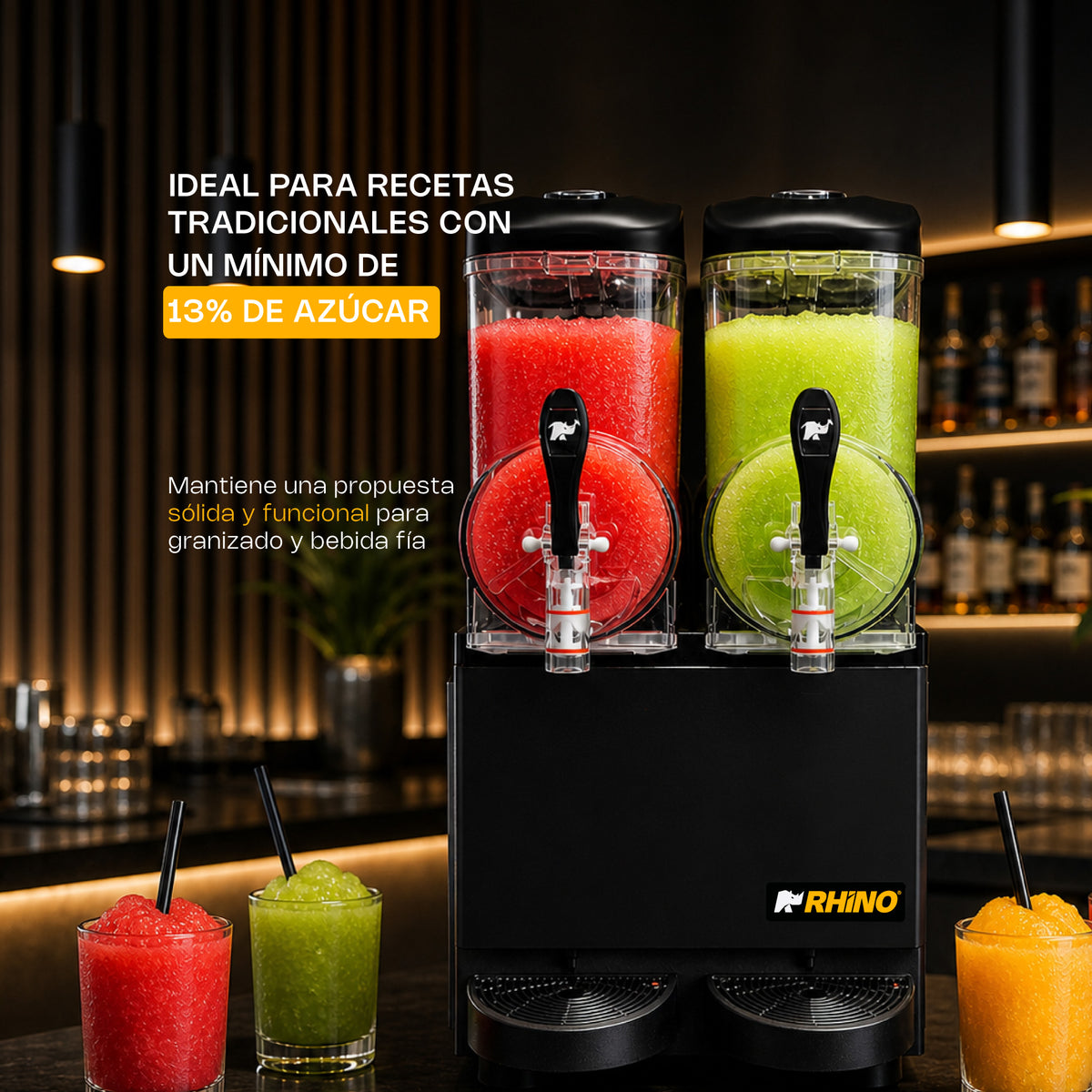 Máquina granizadora con capacidad de 24 l | Rhino | Magra-2t