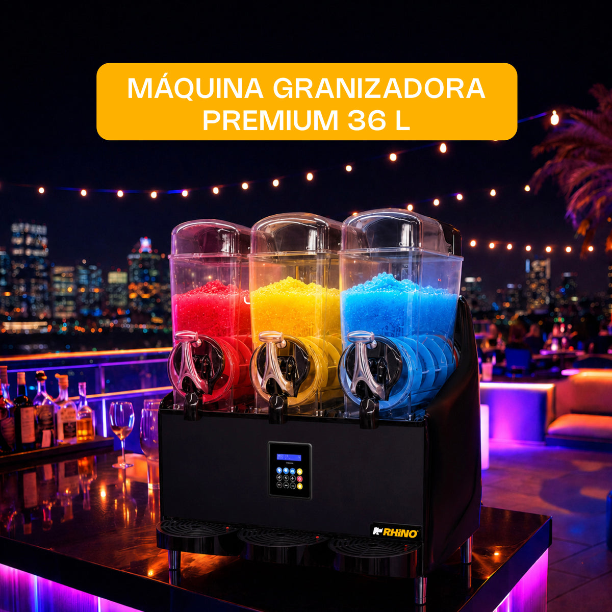 Máquina granizadora premium con capacidad de 36 l | Rhino | Magra-3tx