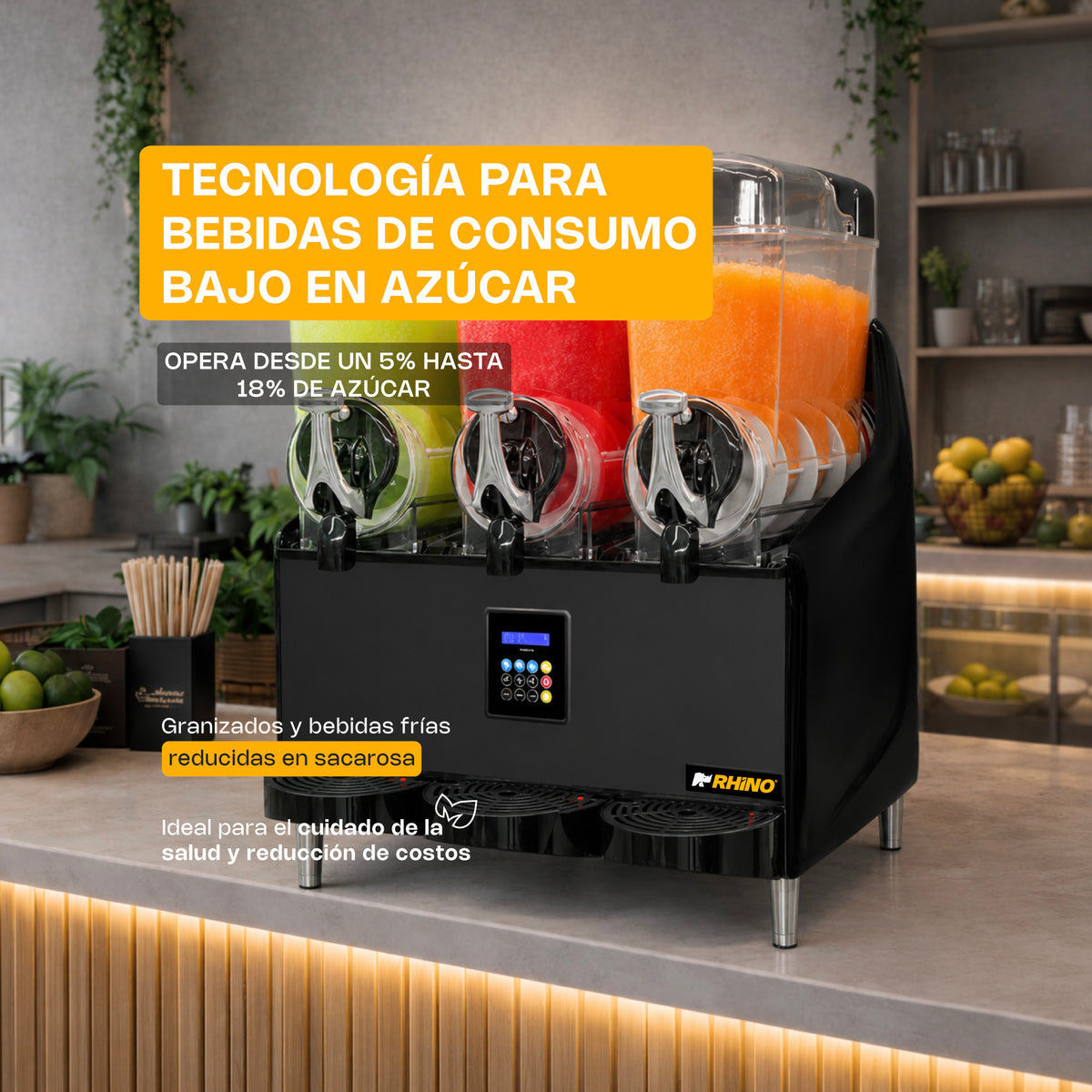 Máquina granizadora premium con capacidad de 36 l | Rhino | Magra-3tx