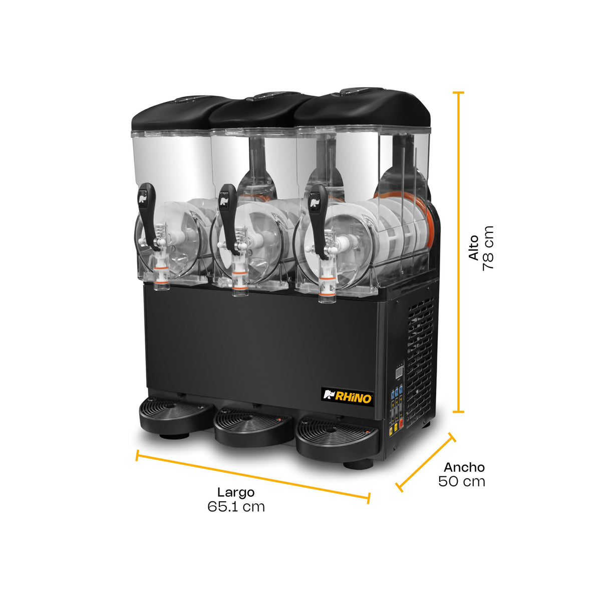 Máquina granizadora con capacidad de 36 l | Rhino | Magra-3t