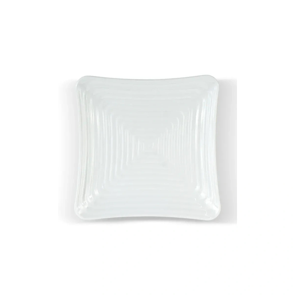 Plato De Melamina Cuadrado Con Relieve 27 Cm Blanco | Melamina | 27 Cm | Para Uso Comercial | MCPLMPCL27RB | CONCASSE