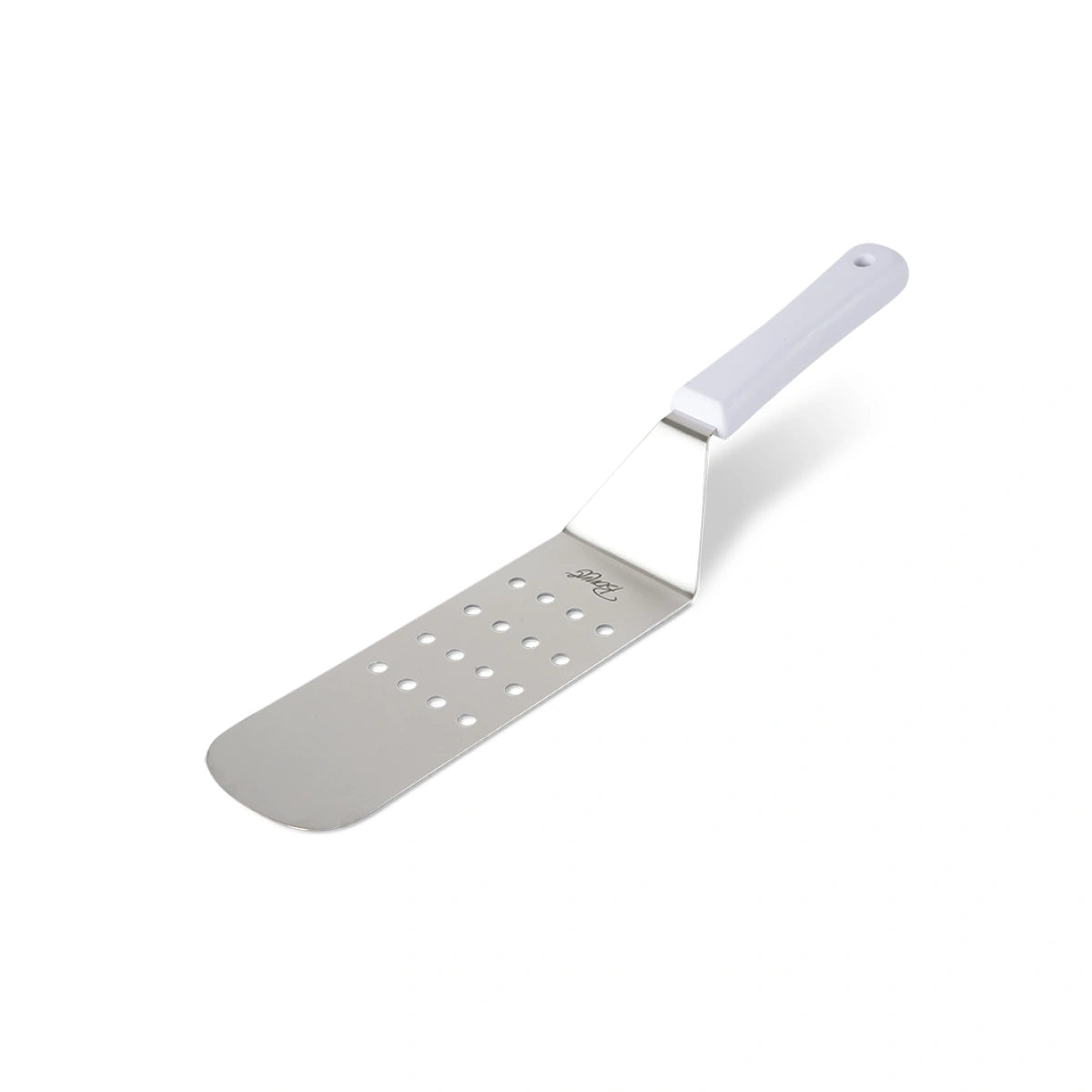 Volteador Para Pizza Perforado (8X3) Ai, Mango Nylon | Acero Inoxidable / Nylon | 8 X 3 Cm | Para Uso Comercial | MCVAT085P | CONCASSE