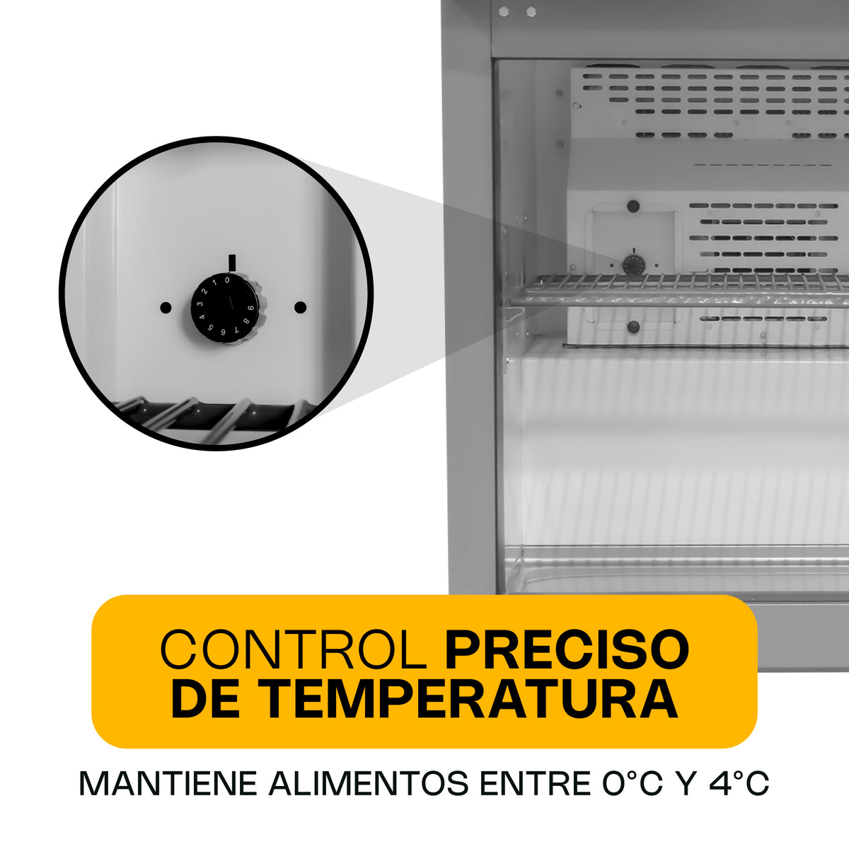 Mesa refrigerada bajo barra 6.9 pies | Rhino | Merbaj-27