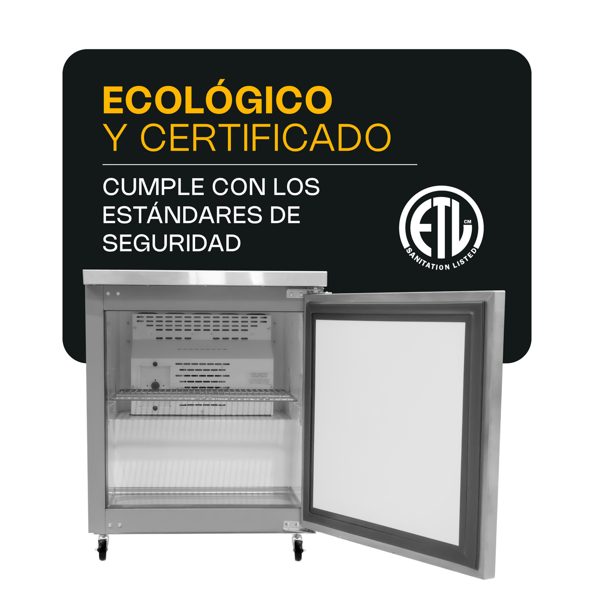 Mesa refrigerada bajo barra 6.9 pies | Rhino | Merbaj-27