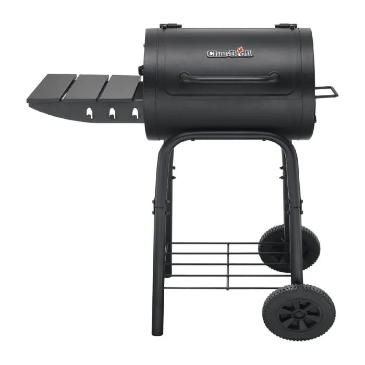 ASADOR DE CARBÓN TIPO BARRIL | PARRILLA CON TAPA | ACERO | USO INDUSTRIAL | AMERICAN GOURMET 225