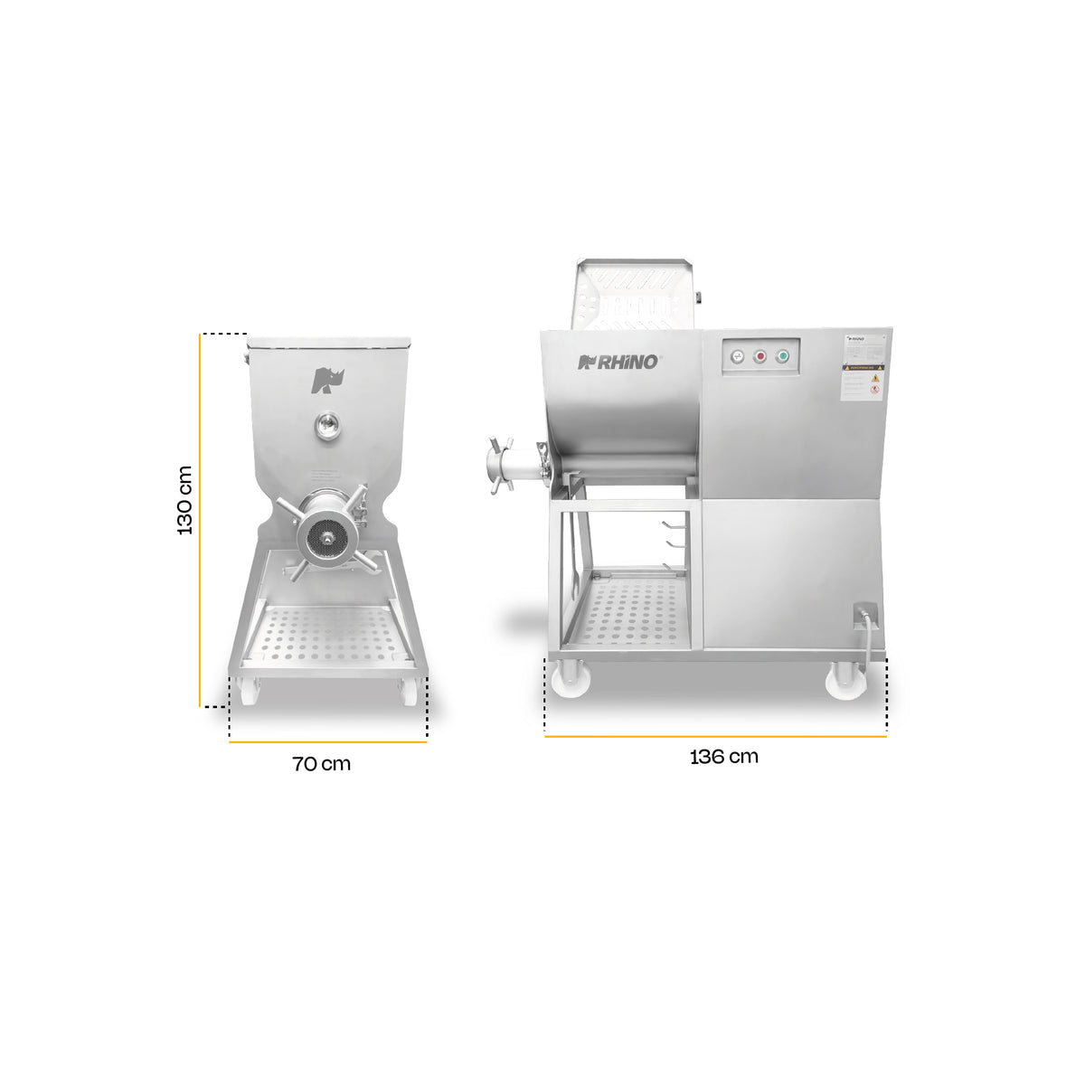 Molino mezclador 1 hp | Rhino | Molme-1300