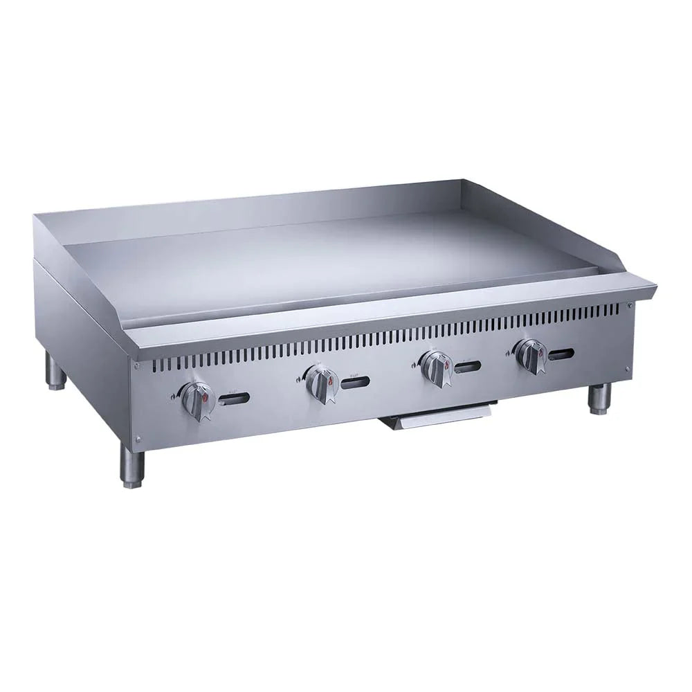 PLANCHA COMERCIAL A GAS DE 4 QUEMADORES | MGRG-48-MG