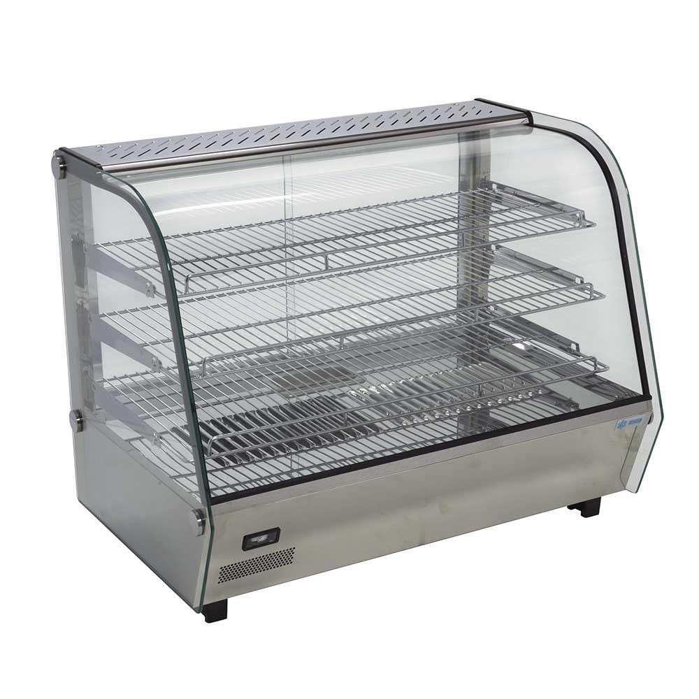 VITRINA CALIENTE SOBRE MOSTRADOR DE 90 CM DE FRENTE | RTR-160L