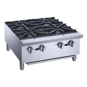 PARRILLA COMERCIAL A GAS DE 4 QUEMADORES | XRB-4-MG