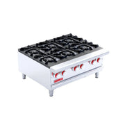 Parrilla De Mesa 4 Quemadores Heavy Duty | 88 X 84.5 X 48 Cm | Acero Inoxidable Y Hierro Fundido | Uso Profesional | PCV-4 HD 25011011 | CORIAT