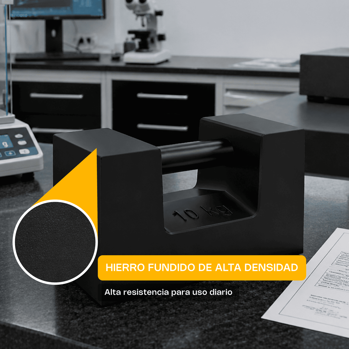 Pesa patrón de hierro fundido de alta densidad | Rhino | Pesa-10s