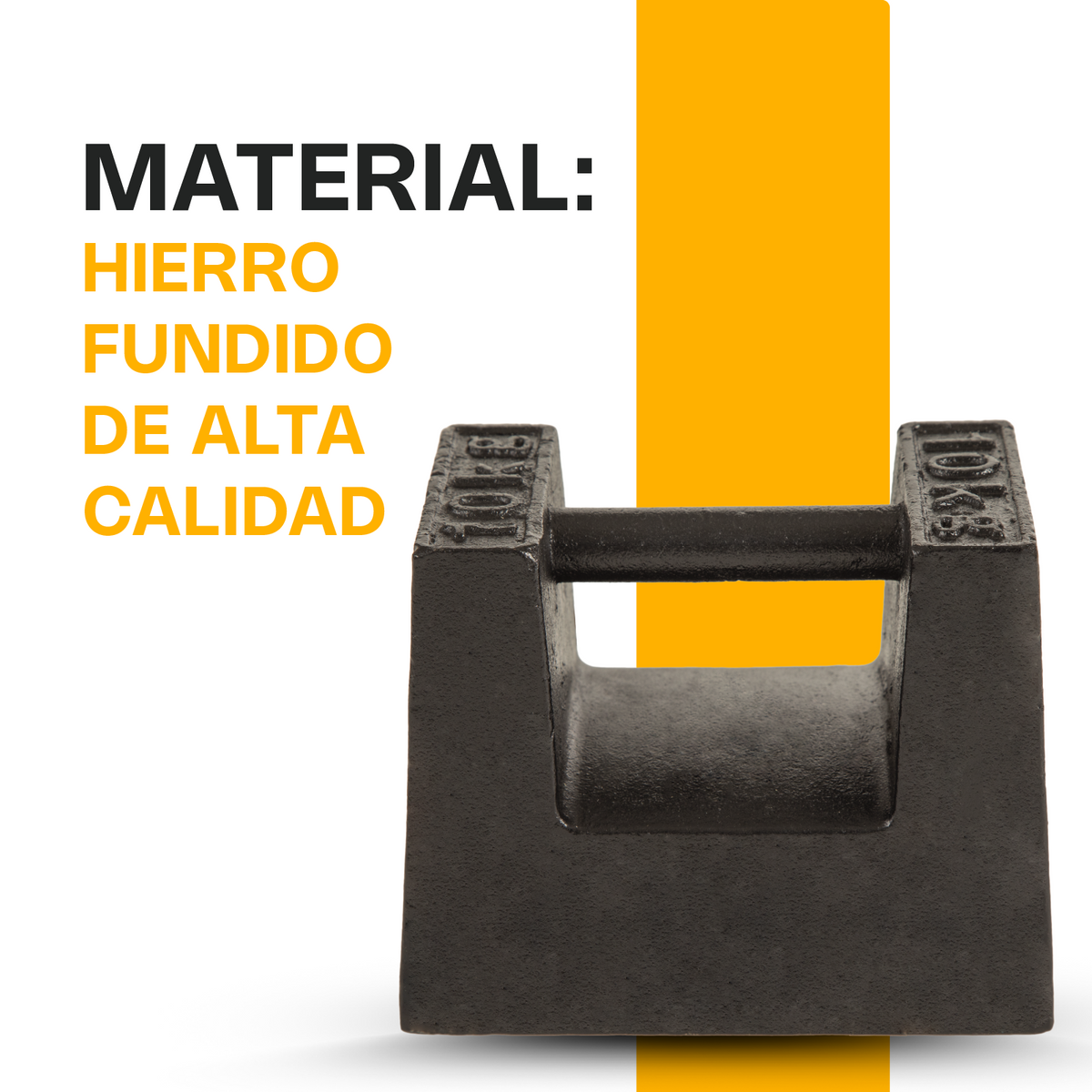 Pesa patrón de hierro fundido 10 kg | Rhino | Pesa-10