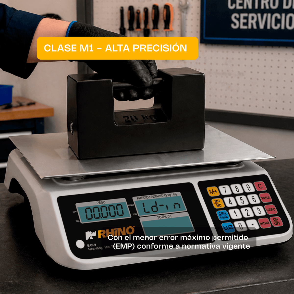 Pesa patrón de hierro fundido de alta densidad | Rhino | Pesa-20s