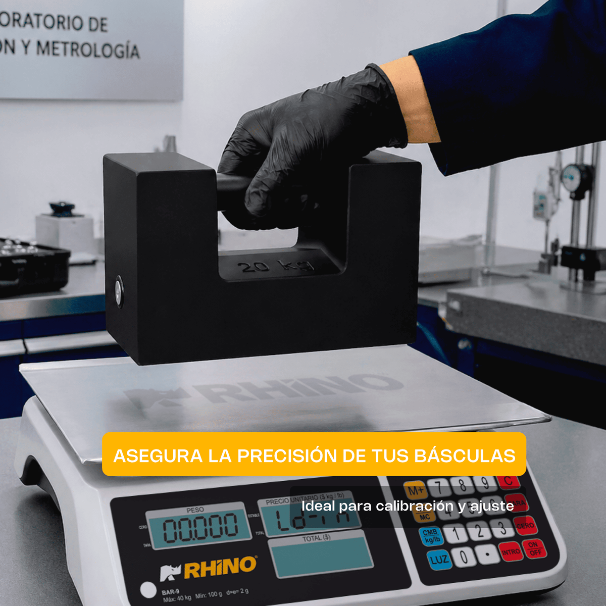 Pesa patrón de hierro fundido de alta densidad | Rhino | Pesa-20s
