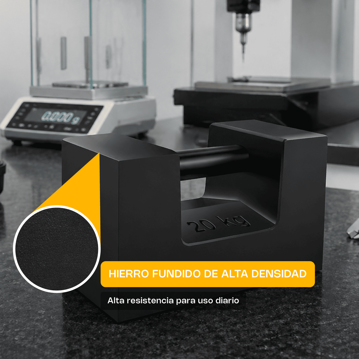 Pesa patrón de hierro fundido de alta densidad | Rhino | Pesa-20s