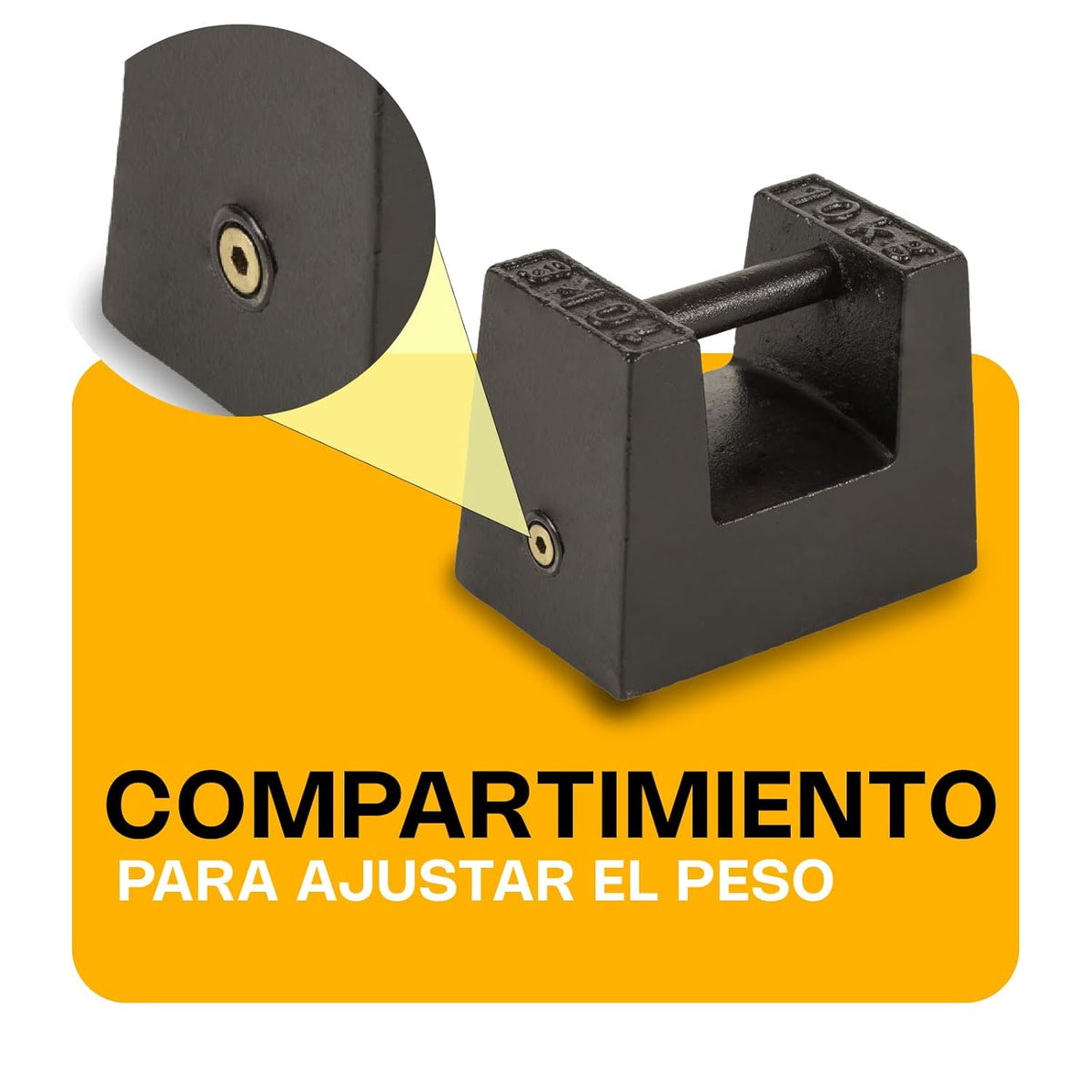 Pesa patrón de hierro fundido 20 kg | Rhino | Pesa-20