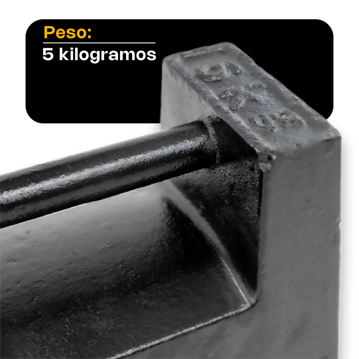 Pesa patrón de hierro fundido 5 kg | Rhino | Pesa-5