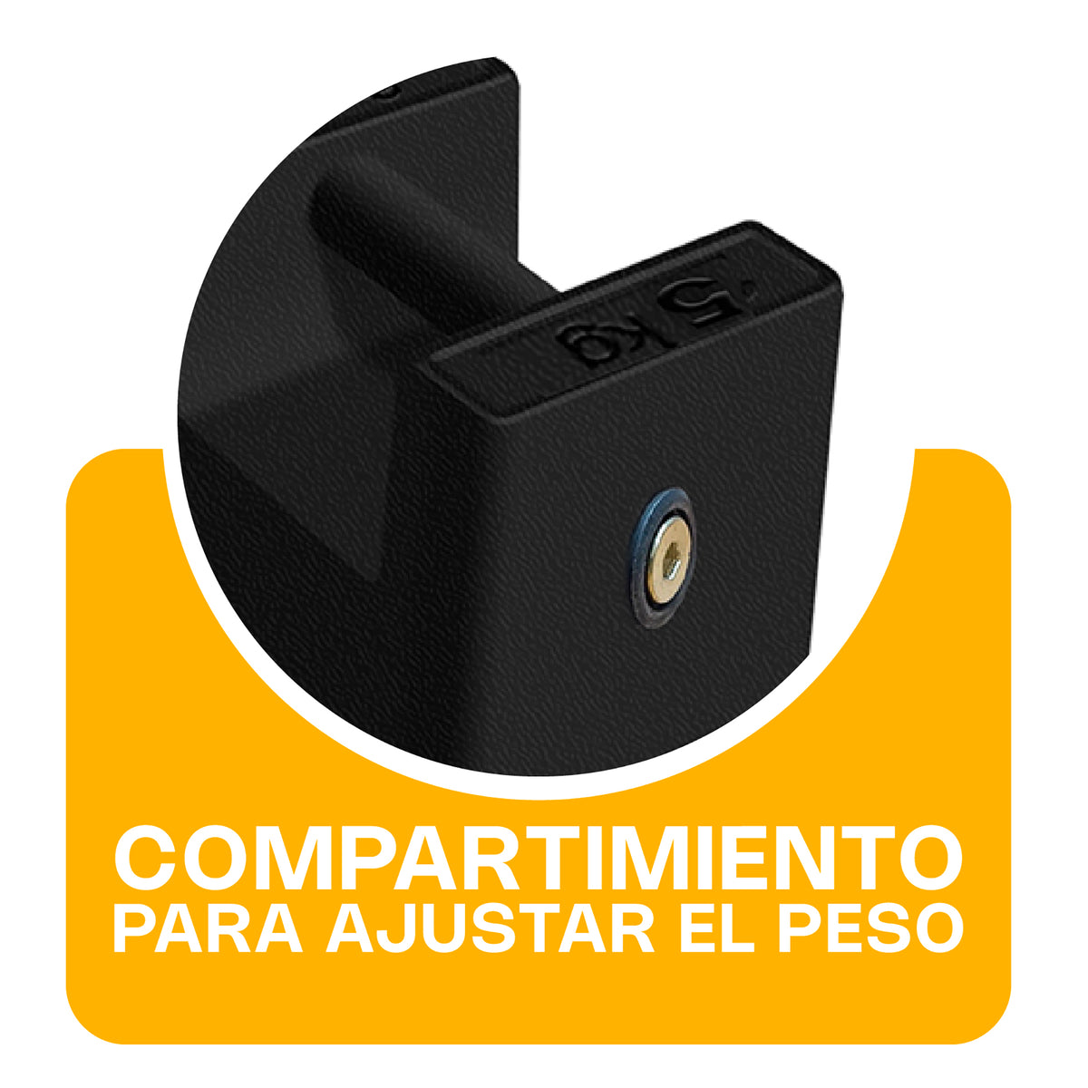 Pesa patrón de hierro fundido 5 kg | Rhino | Pesa-5