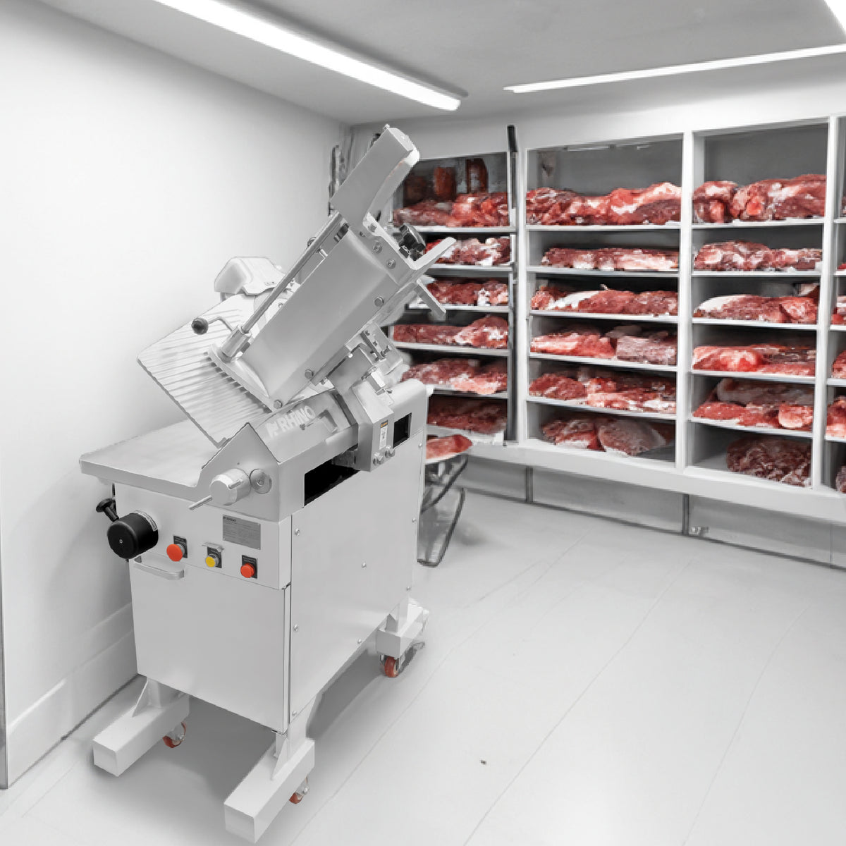 Rebanadora automática para carne semi congelada | Rhino | Rebac-363