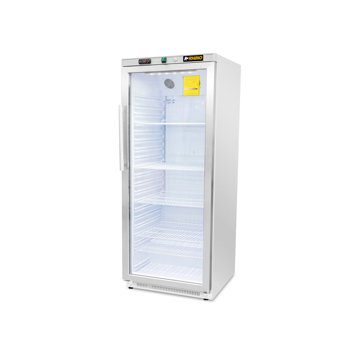 Refrigerador vertical puerta de cristal 20 ft³ | Rhino | Reveab-19c