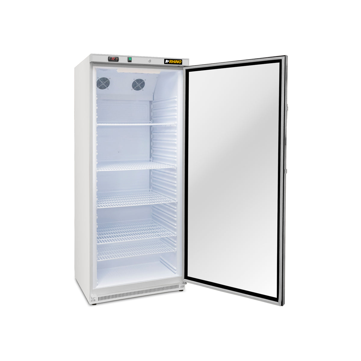Refrigerador vertical puerta de cristal 20 ft³ | Rhino | Reveab-19c