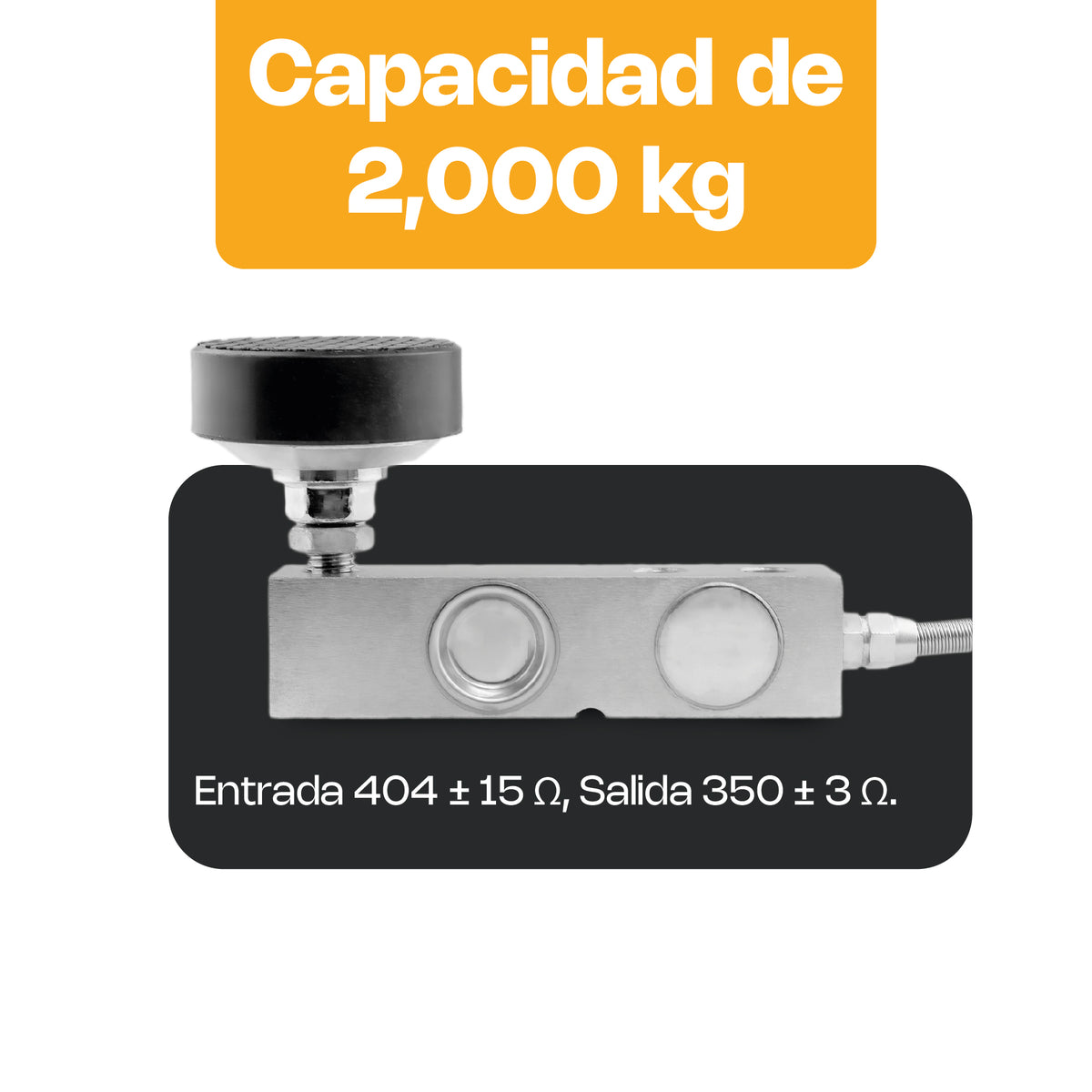 Celda de carga construida en aleación de acero C3 | Rhino | Rh65023-2t