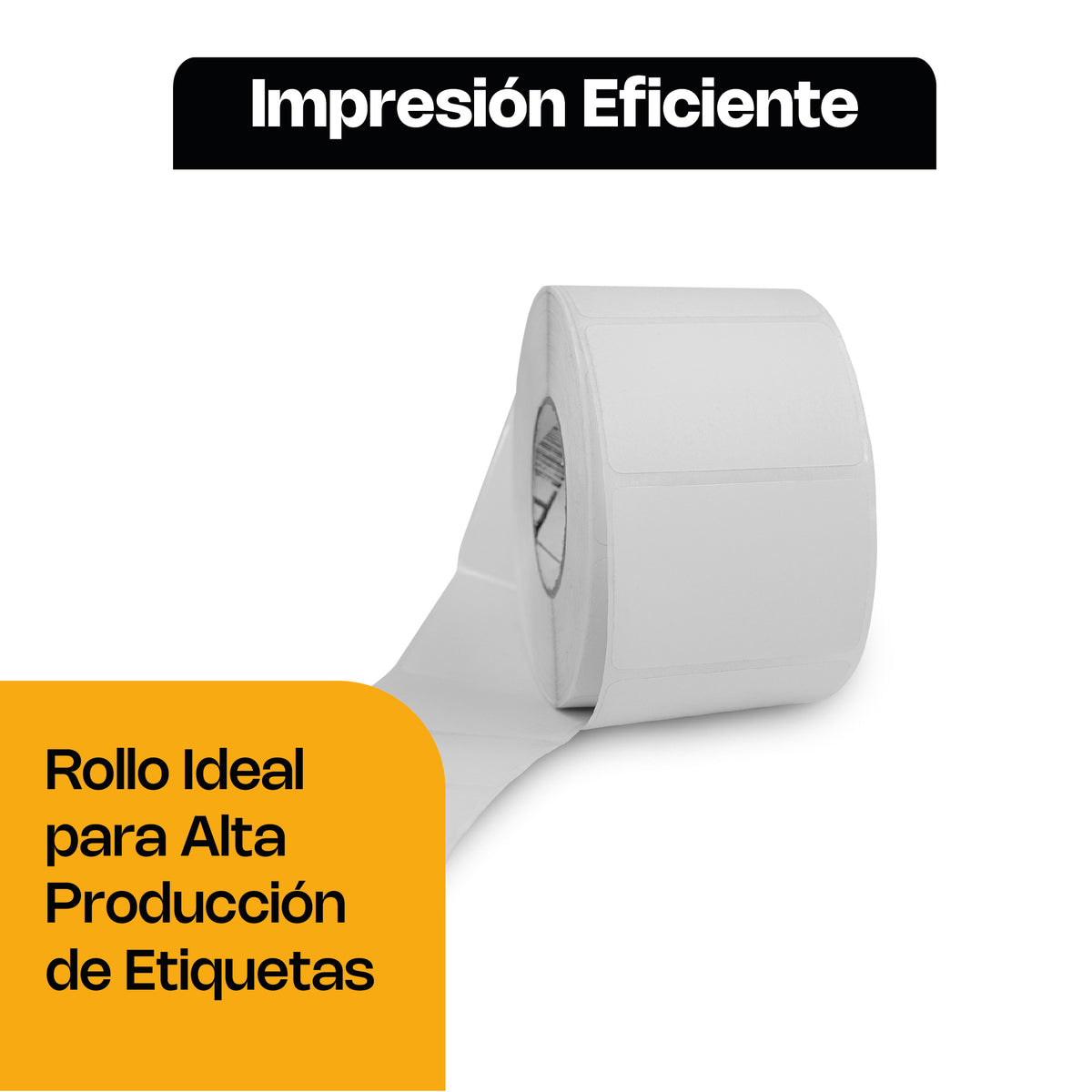 Rollo con 1,000 etiquetas térmicas de 57 X 40 mm | Rhino | Roet-02