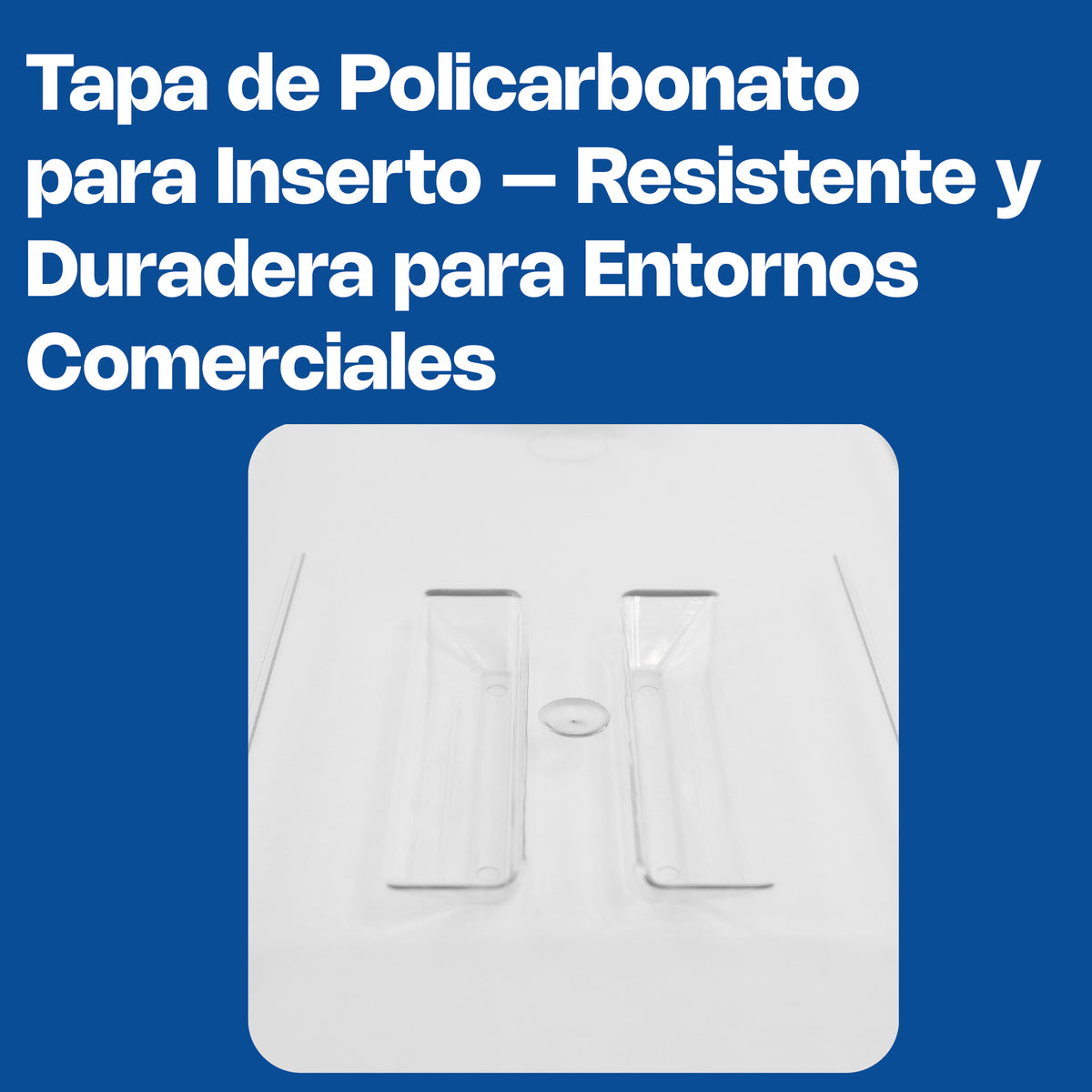 Tapa para inserto ranurado de policarbonato 32 | Rhino | Taenpo-ra