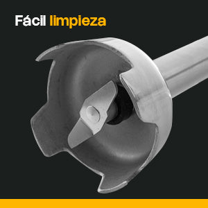 Turbolicuador | Acero Inoxidable | Formato De Inmersión | Uso Para Licuado Y Mezcla | Uso Comercial | TURLIC-280 | RHINO