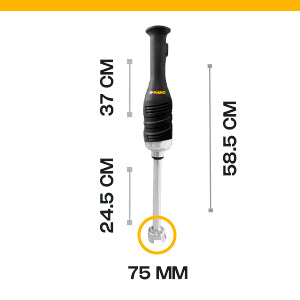 Turbolicuador | Acero Inoxidable | Formato De Inmersión | Uso Para Licuado Y Mezcla | Uso Comercial | TURLIC-280 | RHINO