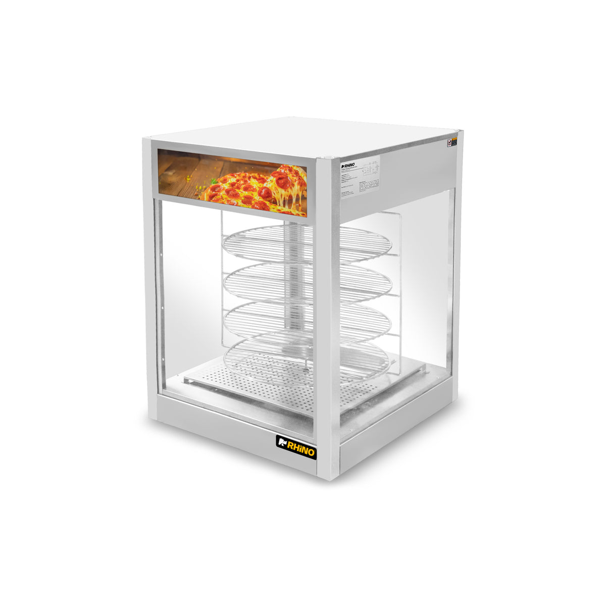 Vitrina calentadora de pizza 177 l | Rhino | Vicapi-177l
