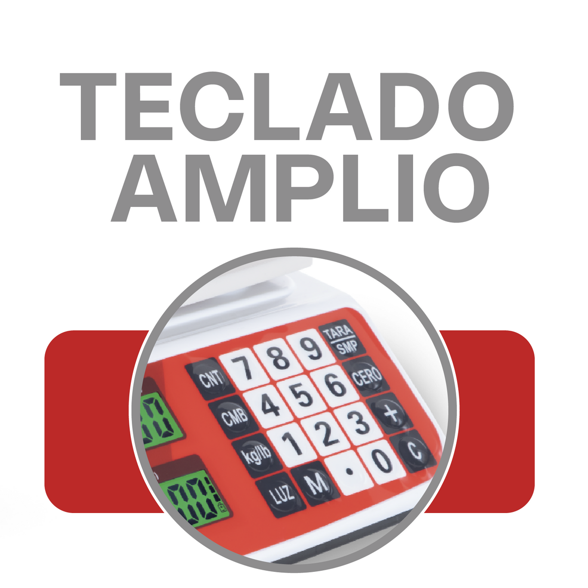 Báscula electrónica multifunciones 20 kg | Rhino | Vins-20