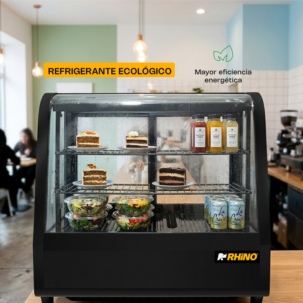 Vitrina refrigerada de mostrador de 76 l | Rhino | Viremo-100
