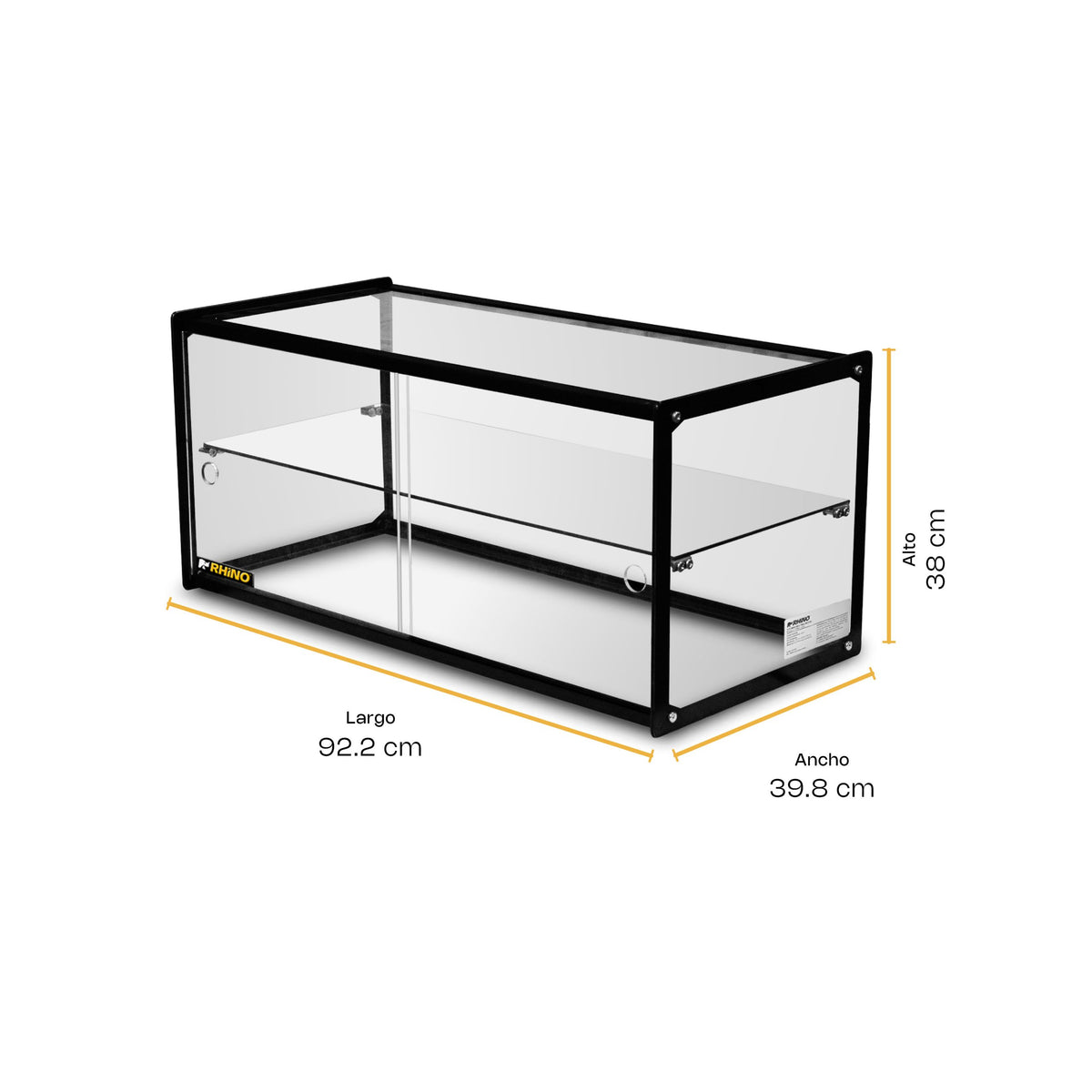 Vitrina neutra recta de 120 l superficie | Rhino | Vitneu-120r