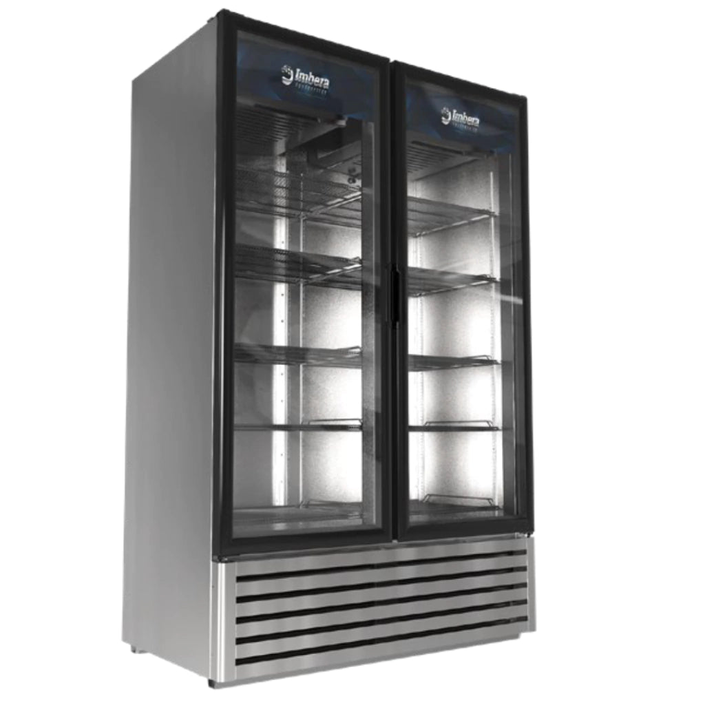 Enfriador Vertical Comercial | 1218 Litros (43 Pies³) | Acero Inoxidable | Uso Comercial | VRD43 | IMBERA