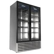 Enfriador Vertical Comercial | 1218 Litros (43 Pies³) | Acero Inoxidable | Uso Comercial | VRD43 | IMBERA