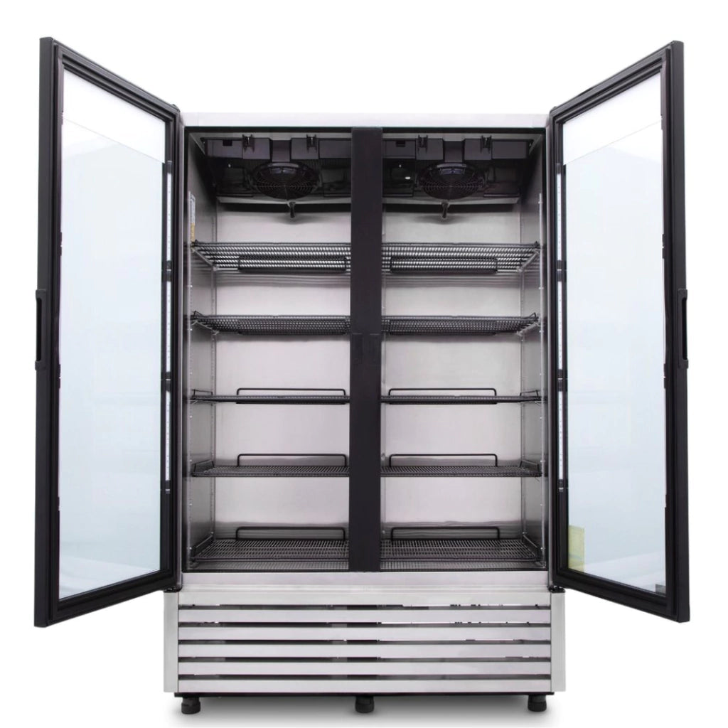 Enfriador Vertical Comercial | 1218 Litros (43 Pies³) | Acero Inoxidable | Uso Comercial | VRD43 | IMBERA